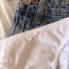 IMG_9655 Culotte Douceur Automnale détails tissu coton pointelle blanc et nœud satin