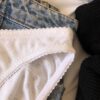IMG_9656 Culotte Douceur Automnale détails tissu coton pointelle blanc