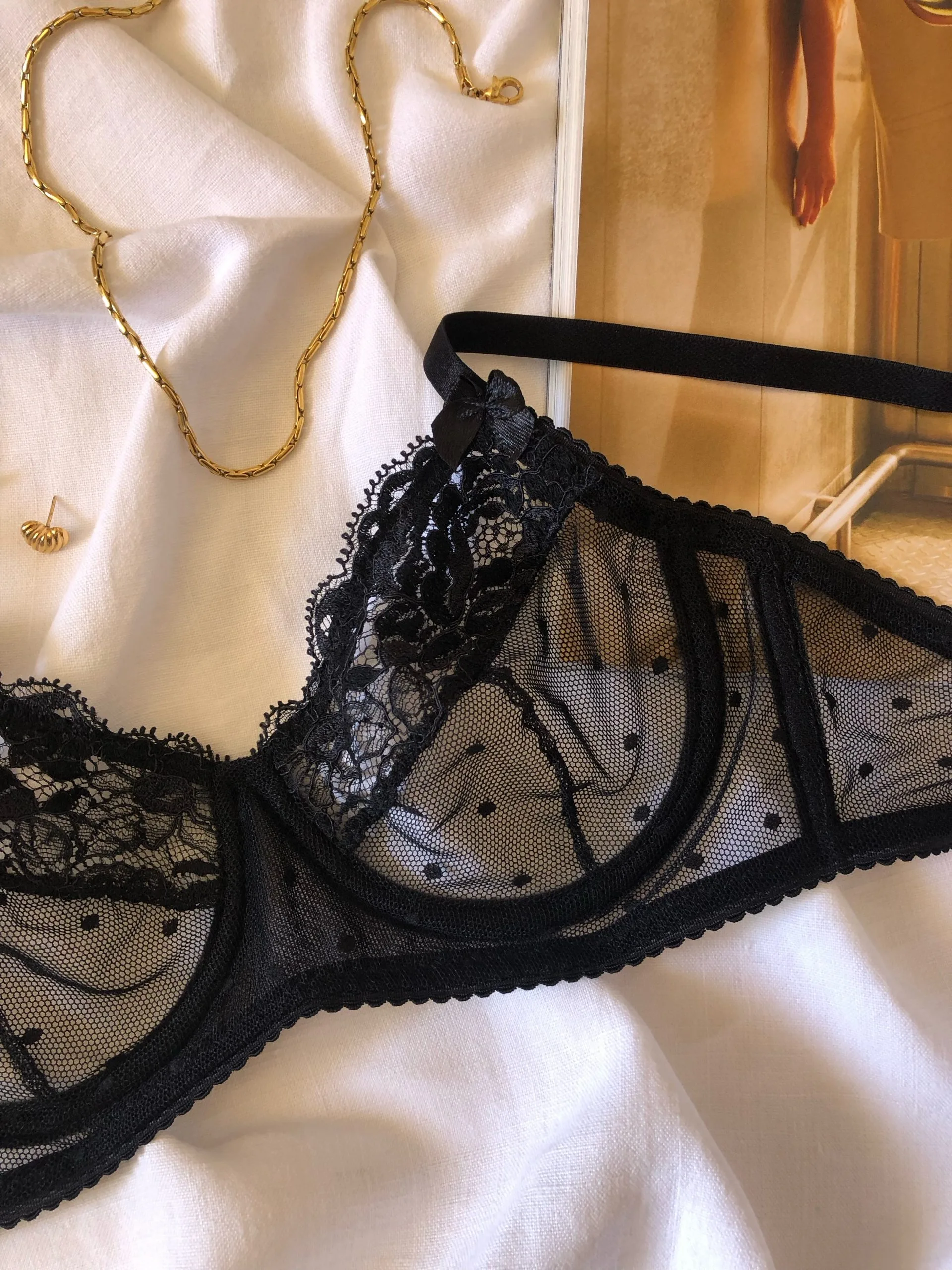 Soutien-gorge Fleurs du soir détails